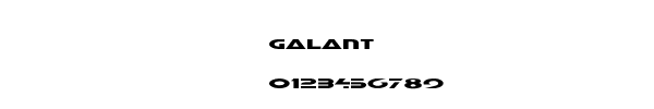 Fuente Galant.ttf