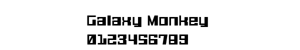 Fuente Galaxy Monkey.ttf