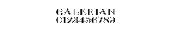 Fuente Galerian.ttf