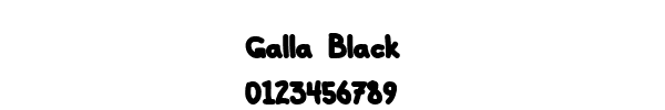 Fuente Galla Black.ttf