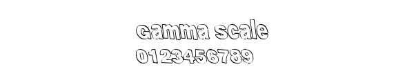 Fuente Gamma Scale.ttf