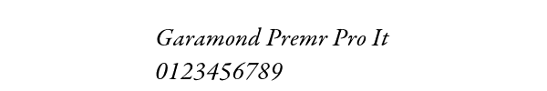 Fuente Garamond Premr Pro It.ttf