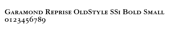 Fuente Garamond Reprise OldStyle SSi Bold Small Caps.ttf