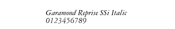 Fuente Garamond Reprise SSi Italic.ttf