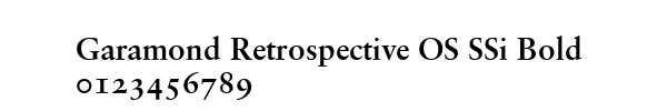 Fuente Garamond Retrospective OS SSi Bold.ttf