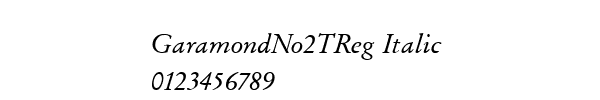 Fuente GaramondNo2TReg Italic.ttf