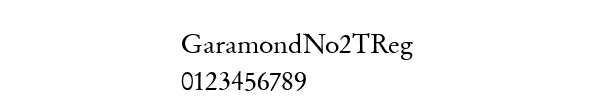 Fuente GaramondNo2TReg.ttf