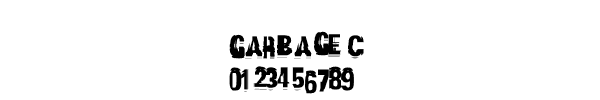 Fuente Garbage C.ttf