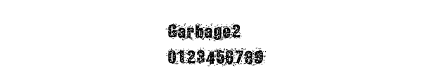 Fuente Garbage2.ttf