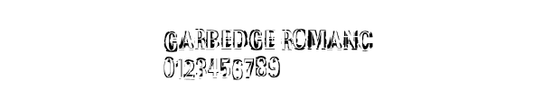 Fuente Garbedge RomanC.ttf