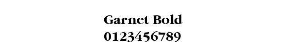 Fuente Garnet Bold.ttf