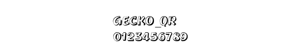 Fuente Gecko_qr.ttf