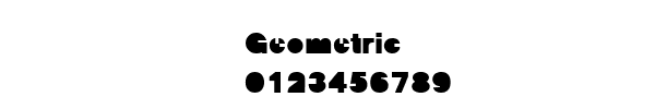 Fuente Geometric.ttf