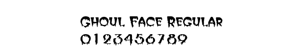 Fuente Ghoul Face Regular.ttf