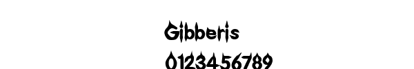 Fuente Gibberis.ttf