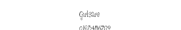 Fuente Girlsare.ttf