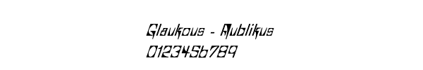Fuente Glaukous - Aublikus.ttf