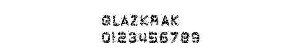 Fuente Glazkrak.ttf