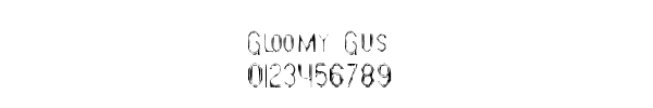 Fuente Gloomy Gus.ttf