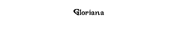 Fuente Gloriana.ttf