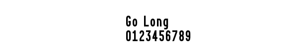 Fuente Go Long.ttf