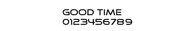 Fuente Good time.ttf