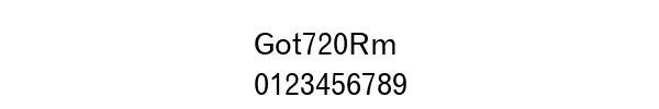 Fuente Got720Rm.ttf
