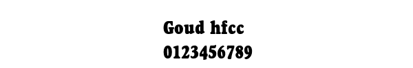Fuente Goud hfcc.ttf