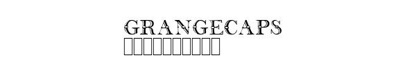 Fuente GrangeCaps.ttf