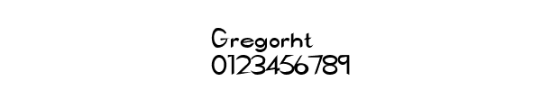 Fuente Gregorht.ttf