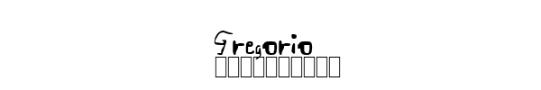 Fuente Gregorio.ttf