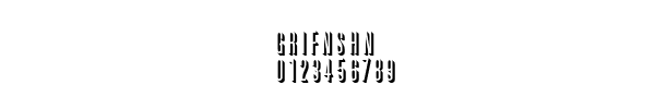 Fuente Grifnshn.ttf