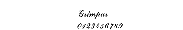 Fuente Grimpar.ttf