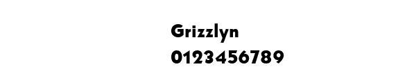 Fuente Grizzlyn.ttf