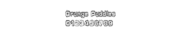 Fuente Grunge Puddles.ttf