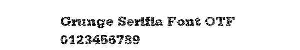 Fuente Grunge Serifia Font OTF.ttf