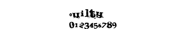 Fuente Guilty.ttf