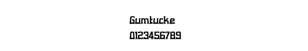 Fuente Gumtucke.ttf