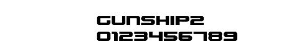 Fuente Gunship2.ttf
