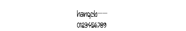 Fuente HANGCB__.TTF