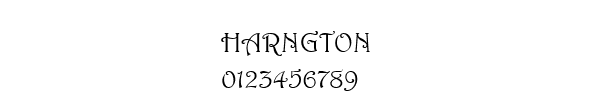 Fuente HARNGTON.TTF