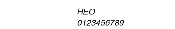 Fuente HEO.TTF