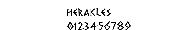 Fuente HERAKLES.TTF