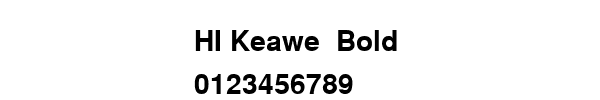 Fuente HI Keawe  Bold.TTF