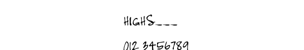 Fuente HIGHS___.TTF