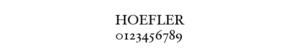 Fuente HOEFLER.TTF
