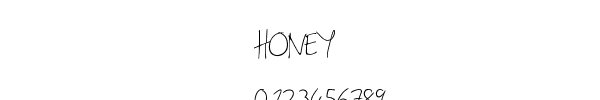 Fuente HONEY.TTF
