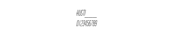 Fuente HUSTI___.TTF