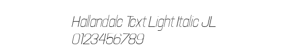 Fuente Hallandale Text Light Italic JL.TTF