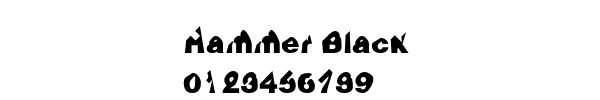 Fuente Hammer Black.TTF